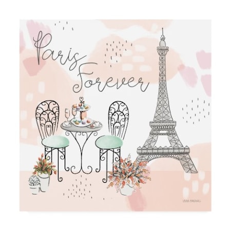 Laura Marshall 'Sweet Paris III' Canvas Art,35x35